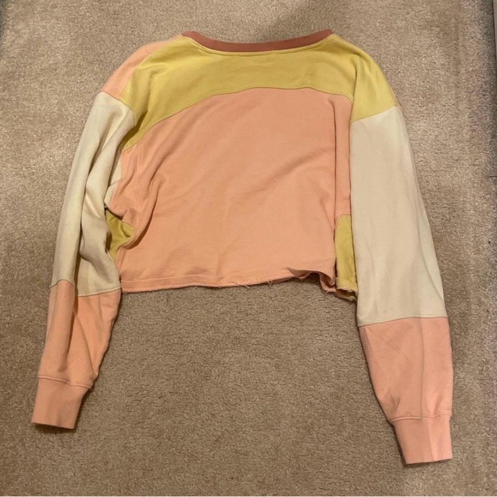 Colorblock Long Sleeve Women's Top